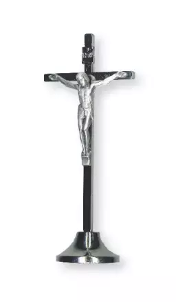 Standing Metal Crucifix 4 inch