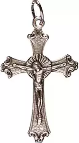 Metal Crucifix  1 1/4 inch