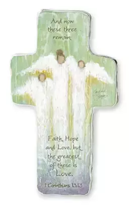 Artmetal Cross/Faith, Hope and Love
