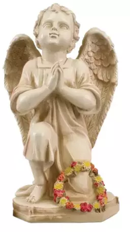 Resin Grave Statue - 16 inch Praying Angel