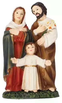 Renaissance 3 1/2 inch  Statue-Holy Family