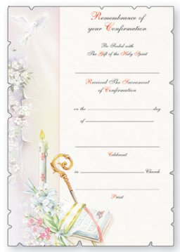 Baptismal Certificate/Girl