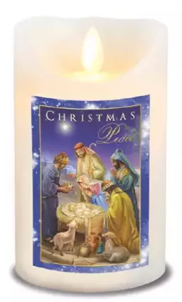 Nativity LED Candle