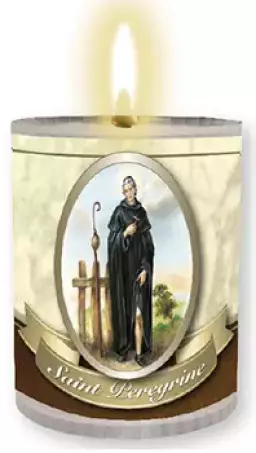 Votive Candle/24 Hour/Saint Peregrine