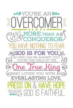 Overcomer Bookmark