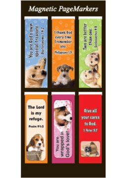 Lord Is My Refuge Magnetic Page Markers - Pack of 6