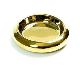 Brass Communion Tray Bread Insert 4 1/2" diameter x 5/8" high
