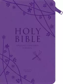 ESV Anglicised Compact, Bible, Purple, Imitation Leather, Gift Edition with Zip, Concordance, Gilt edge pages, Ribbon marker, Presentation page
