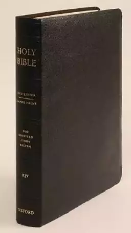 KJV Old Scofield Study Bible Large Print Edition Leather Black