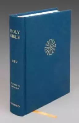 RSV Catholic Compact Bible: Blue, Hardback