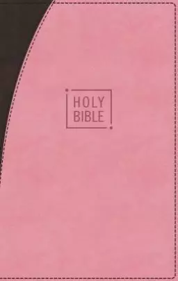 Niv, Premium Gift Bible, Leathersoft, Pink/Brown, Red Letter Edition, Comfort Print