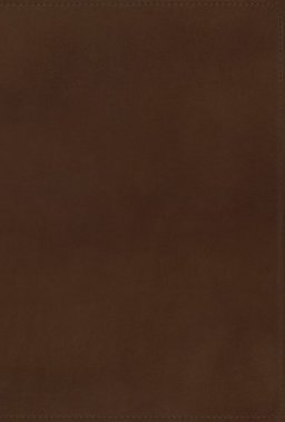 NASB, The Grace and Truth Study Bible, Premium Goatskin Leather, Brown, Premier Collection, Black Letter, 1995 Text, Art Gilded Edges, Comfort Print