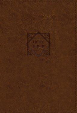NASB, Super Giant Print Reference Bible (Font Size: 16.5-point), Leathersoft, Brown, Red Letter, 1995