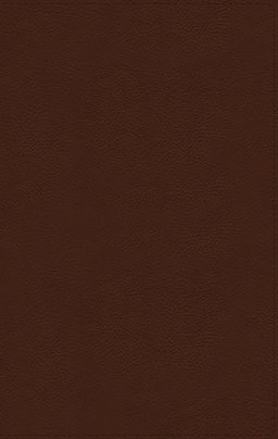 NASB, Thinline Bible, Genuine Leather, Buffalo, Brown, Red Letter, 1995 Text, Comfort Print