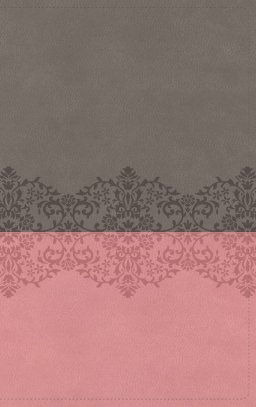 NIV, Quest Study Bible, Leathersoft, Gray/Pink, Thumb Indexed, Comfort Print