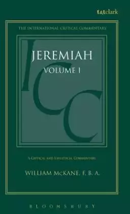 Jeremiah 1-25: International Critical Commentary
