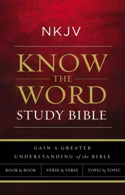 NKJV, Know The Word Study Bible, Hardcover, Red Letter