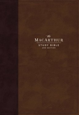 NKJV, MacArthur Study Bible, Brown Leathersoft, Comfort Print