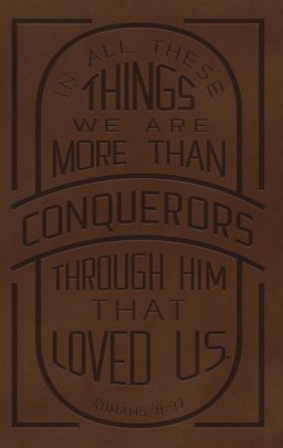 KJV Holy Bible: Large Print with 53,000 Cross References, Brown Genuine Leather, Red Letter, Comfort Print (Thumb Indexed): King James Version (Verse Art Cover Collection)