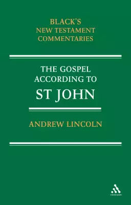 John : Black's New Testament Commentaries