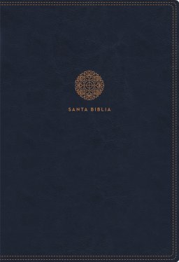 RVR60, Santa Biblia, Letra Supergigante, Leathersoft, Azul, con Cierre, Comfort Print