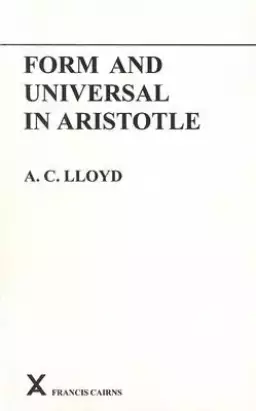 FORM AND UNIVERSAL IN ARISTOTLE