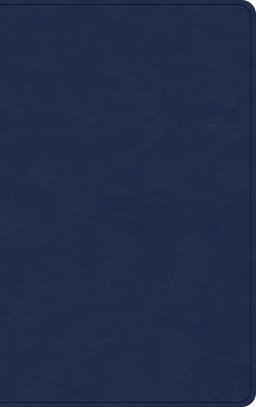 KJV Single-Column Personal Size Bible, Navy LeatherTouch