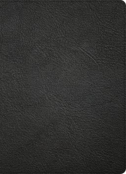 CSB Study Bible, Holman Handcrafted Collection, Black Premium Goatskin