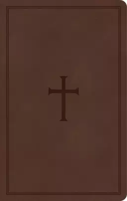 KJV Thinline Reference Bible, Brown LeatherTouch