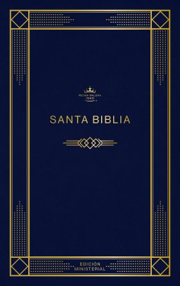 RVR 1960 Biblia edición ministerial, azul oscuro, tapa rústica