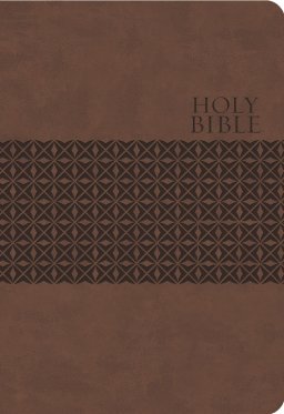 KJV Study Bible, Large Print, Leathersoft, Brown, Thumb Indexed, Red Letter: Second Edition (Nelson KJV Signature)