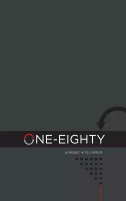 One-Eighty: Professional 6-Month Planner