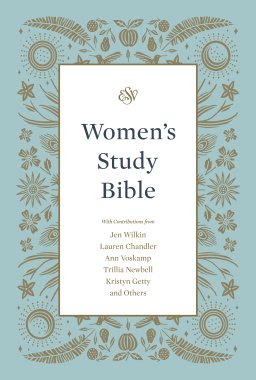 ESV Women's Study Bible, Blue, Hardback, Study Notes, Reflections, Articles, Illustrations, Bible Character Profiles, Maps, Book Introductions, Timelines