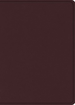 ESV Study Bible, Burgundy, Bonded Leather, Large Print