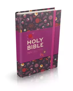 NIV Pocket Notebook Bible, Floral, Hardback, Compact, Ribbon Marker, Anglicised, Shortcuts to Key Stories, Reading Plan, Timeline, Book Overview, Quick Links