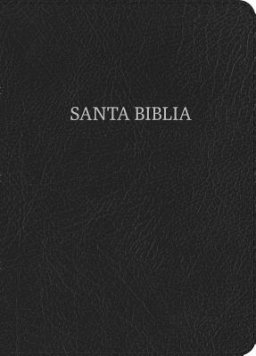 NVI Biblia Letra Súper Gigante, negro piel fabricada