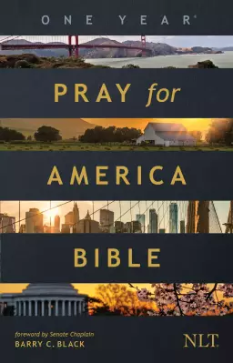 One Year Pray for America Bible NLT