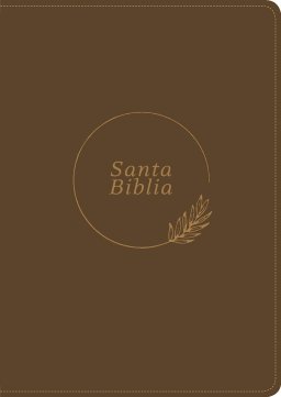 Santa Biblia RVR60, Edición zíper con referencias, letra grande (SentiPiel, Café, Letra Roja)