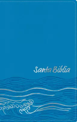 Santa Biblia NTV, Edición zíper, Océano (SentiPiel, Azul claro)