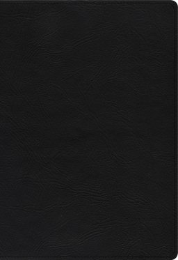 KJV Super Giant Print Reference Bible, Black Genuine Leather, Indexed