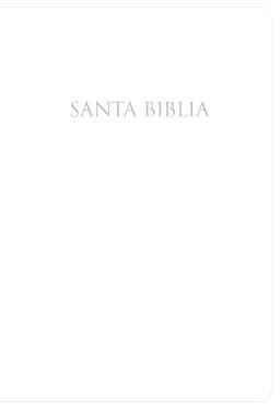 RVR 1960 Biblia para regalos y premios, blanco imitación piel
