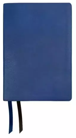 NASB 1995 Side-Column Reference Bible, Blue, Leathertex
