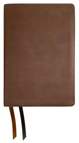 NASB 1995 Side-Column Reference Bible, Brown, Leathertex