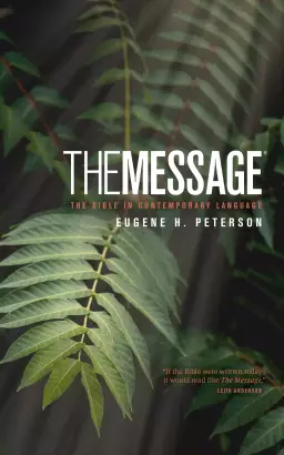 The Message Bible Personal Size, Bible, Green, Hardback, Paraphrase, Topical Concordance, Maps, Charts, Book Introductions