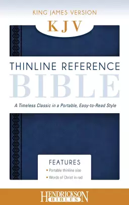 KJV Thinline Reference Bible Midnight Blue