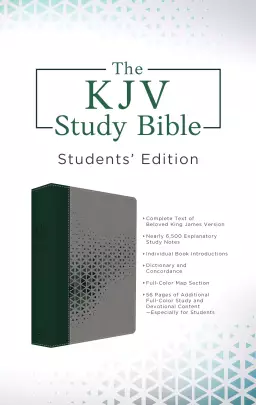 KJV Study Bible, Students' Edition [Cypress & Smoke]