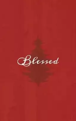 Blessed: A Red Hardcover Decorative Book for Decoration with Spine Text to Stack on Bookshelves, Decorate Coffee Tables, Christmas Decor, Holiday Deco