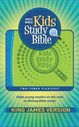 KJV Kids Study Bible (Flexisoft, Green/Blue, Red Letter)