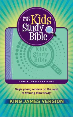 KJV Kids Study Bible (Flexisoft, Purple/Green, Red Letter)