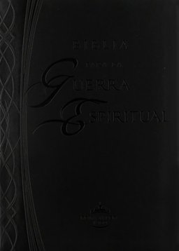Biblia Para la Guerra Espiritual, Negra can Caja e Indice